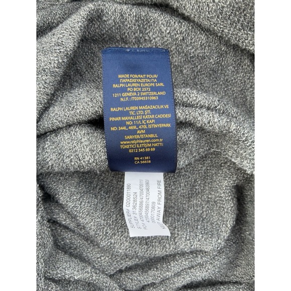 Polo Ralph Lauren Sweatshirt Dress Girls XL (16) Gray Ruffle Warm Holiday - Picture 6 of 8